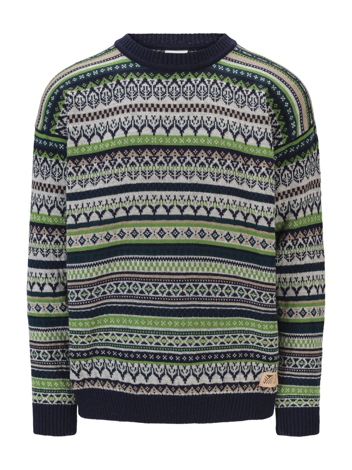 Dale of Norway Men Utsira Masc Sweater Marine Pinegreen Lightcharcoal
