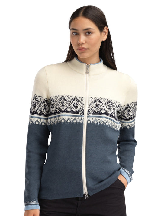 Dale of Norway Women Moritz Women's Jacket Steel Offwhite Navy