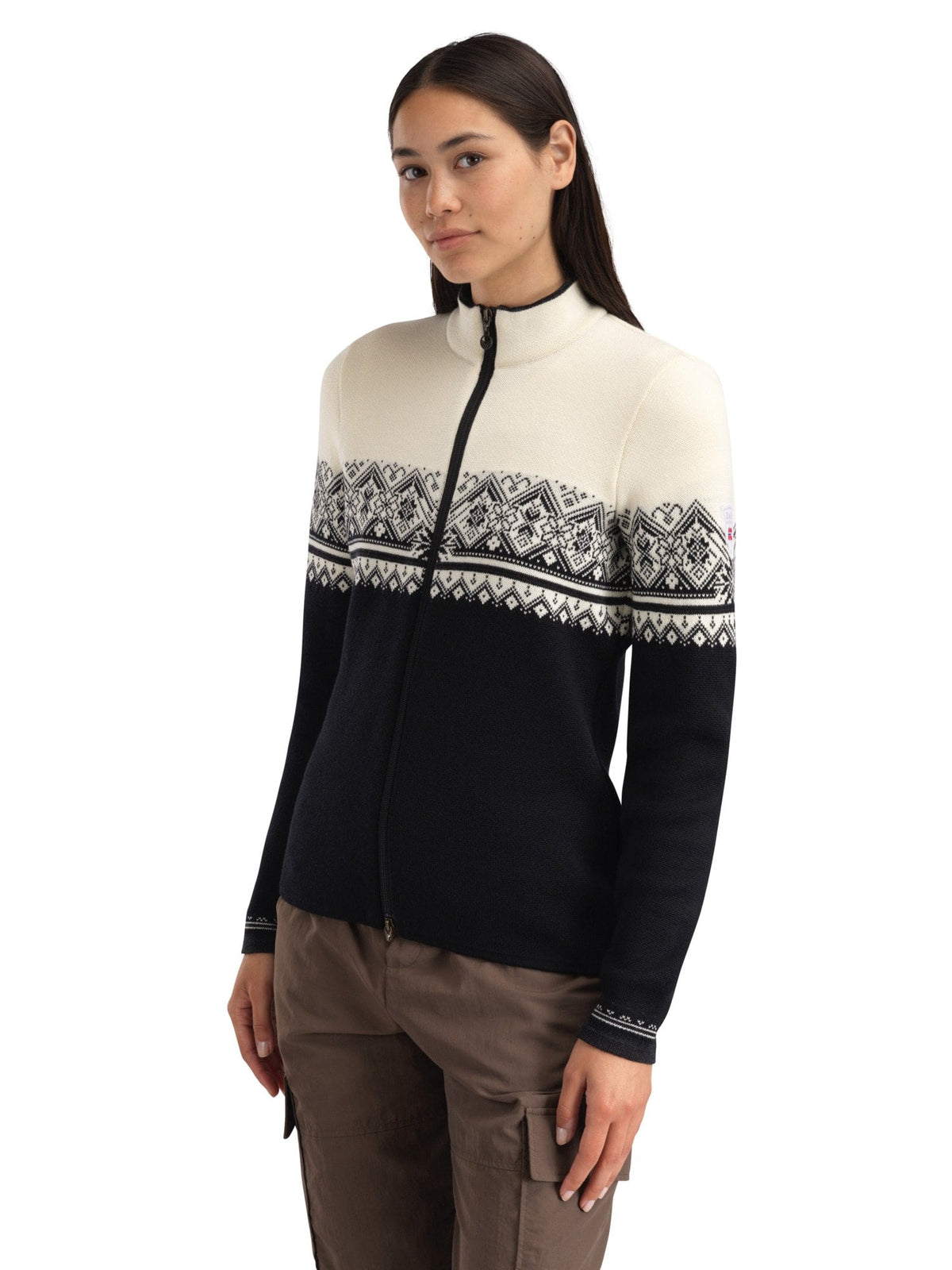 Dale of Norway Women Moritz Women's Jacket Black Offwhite Dark Charcoal