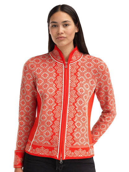 Dale of Norway Women Christiania Women's Jacket Roth Red Sand Mel.