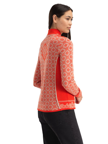 Dale of Norway Women Christiania Women's Jacket Roth Red Sand Mel.