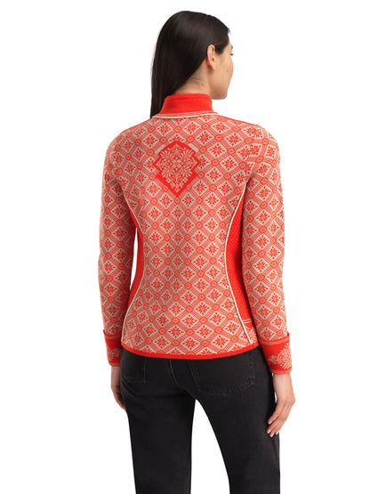 Dale of Norway Women Christiania Women's Jacket Roth Red Sand Mel.