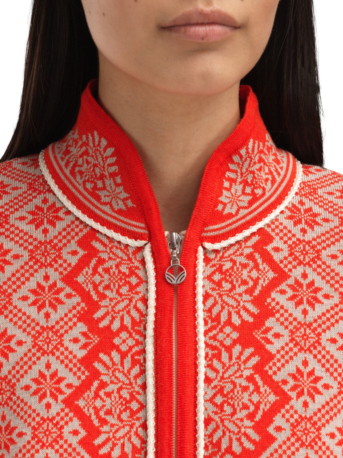 Dale of Norway Women Christiania Women's Jacket Roth Red Sand Mel.