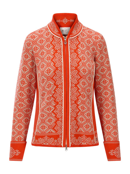Dale of Norway Women Christiania Women's Jacket Roth Red Sand Mel.