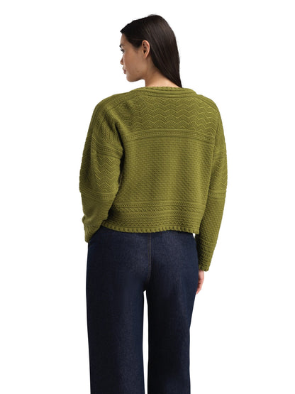 Dale of Norway Women Lusa Women's Cardigan Alum Green