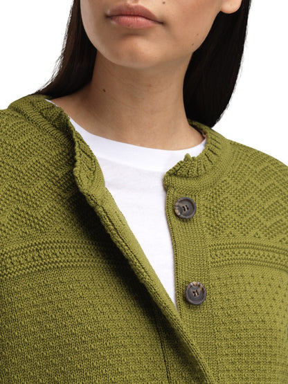 Dale of Norway Women Lusa Women's Cardigan Alum Green