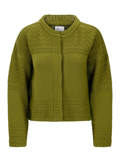 Dale of Norway Women Lusa Women's Cardigan Alum Green