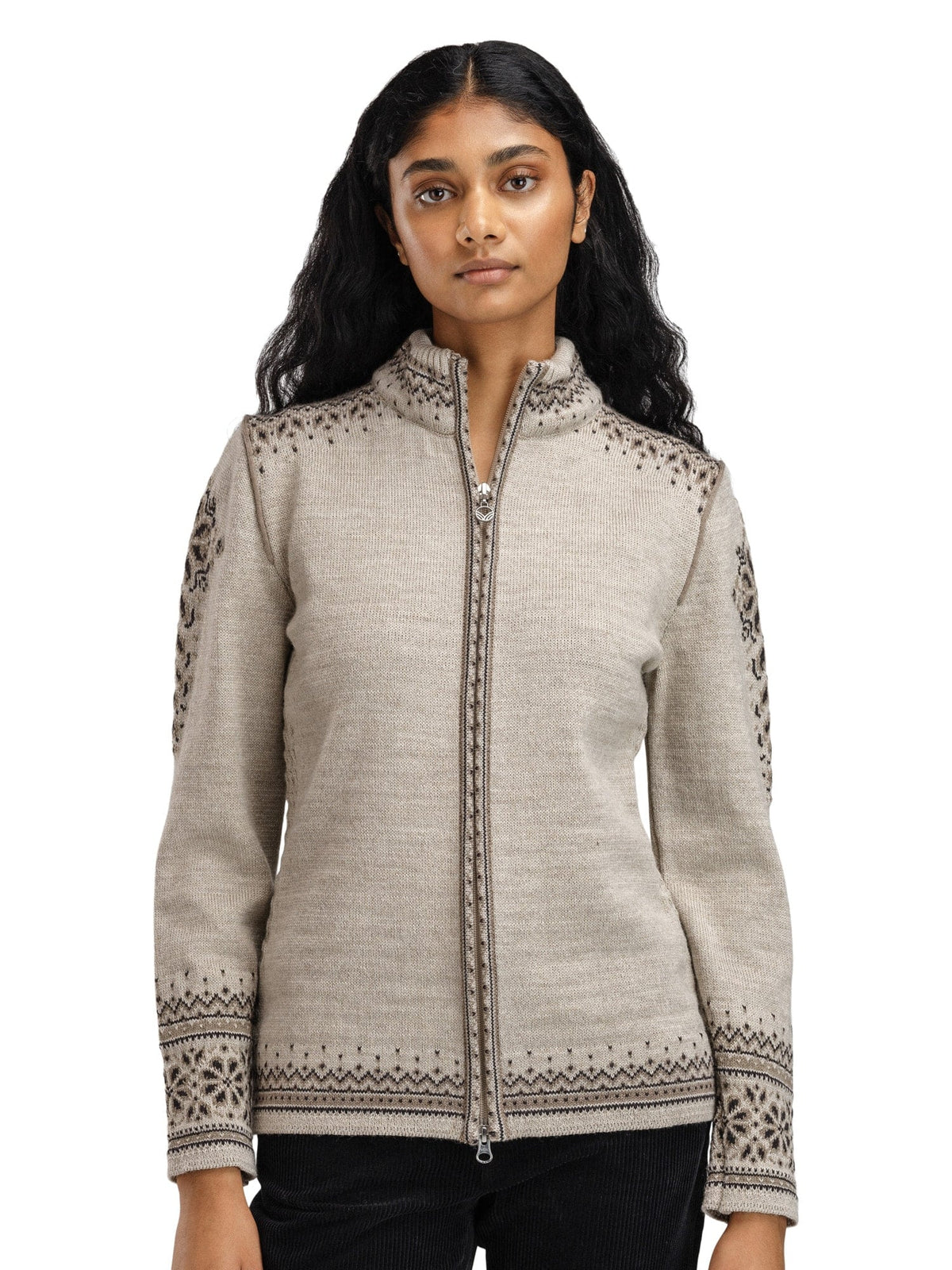 Dale of Norway Women 140th Anniversary Fem Jacket Sand Coffee Mountainstone