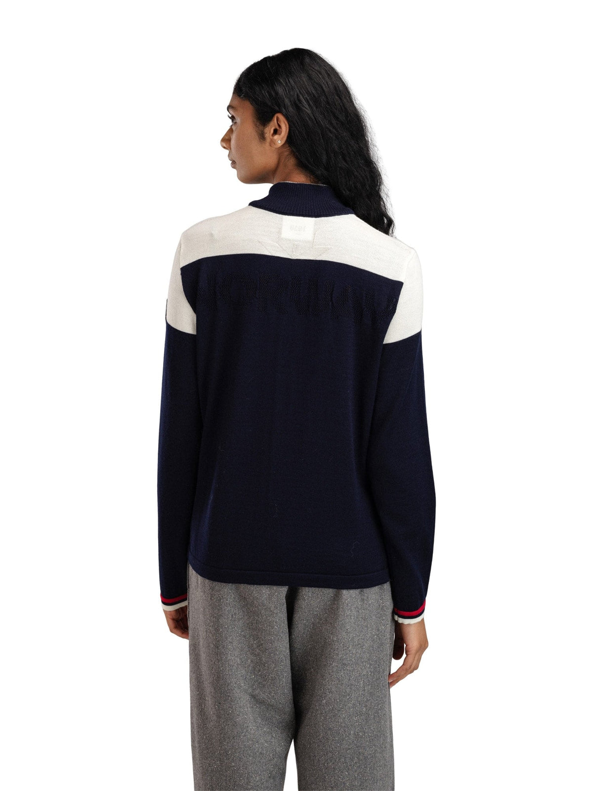 Dale of Norway Women Mount Stello Feminine Jacket Navy Offwhite Raspberry