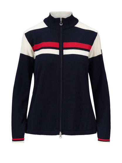 Dale of Norway Women Mount Stello Feminine Jacket Navy Offwhite Raspberry