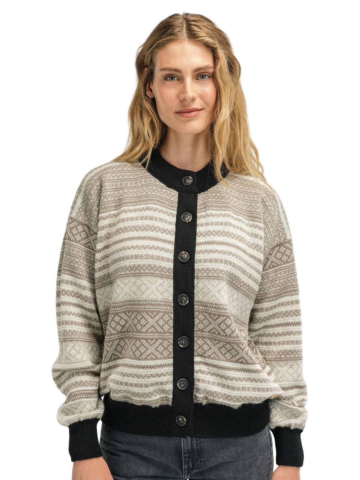Dale of Norway Women Skarpøy Feminine Cardigan Brown
