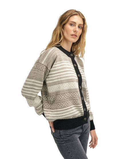 Dale of Norway Women Skarpøy Feminine Cardigan Brown