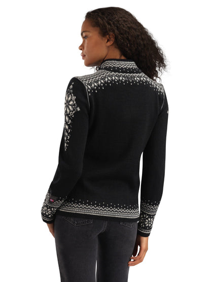 Dale of Norway Women 140th Anniversary Women’s Wool Jacket  BLACK OFFWHITE SMOKE