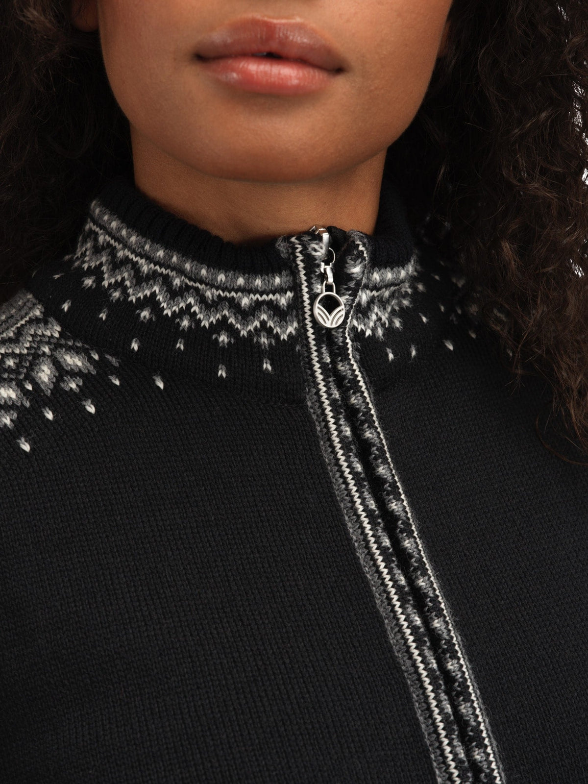 Dale of Norway Women 140th Anniversary Women’s Wool Jacket  BLACK OFFWHITE SMOKE