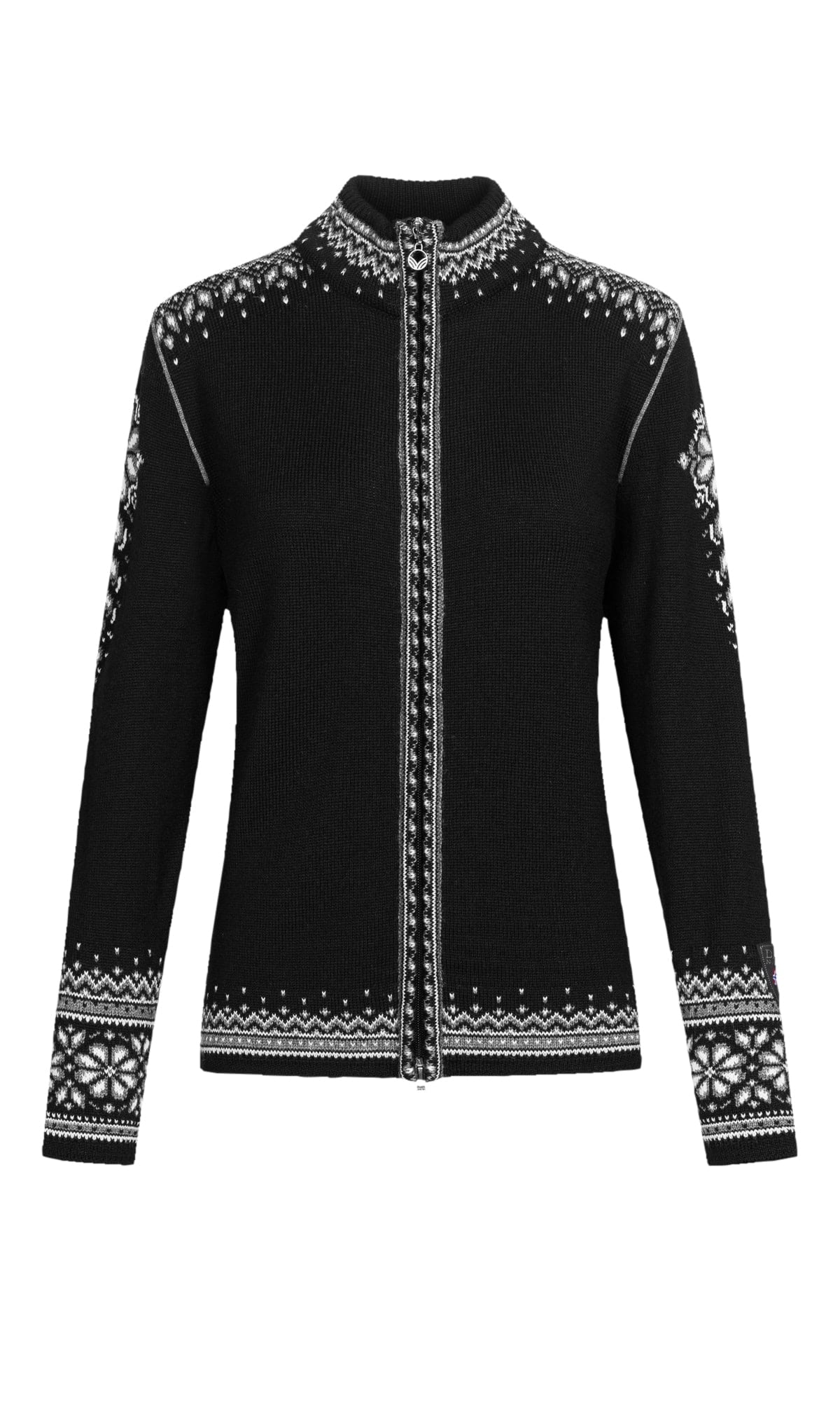 Dale of Norway Women 140th Anniversary Women’s Wool Jacket  BLACK OFFWHITE SMOKE