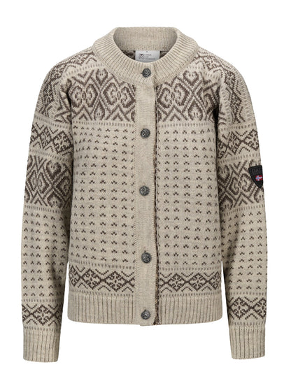 Dale of Norway Women Hannah Fem. Cardigan Birch Vanillasugar Nutmeg