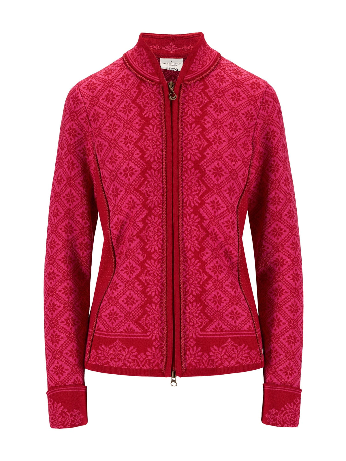 Dale of Norway Women Christiania Fem Jacket Raspberry Allium