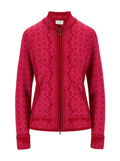 Dale of Norway Women Christiania Fem Jacket Raspberry Allium