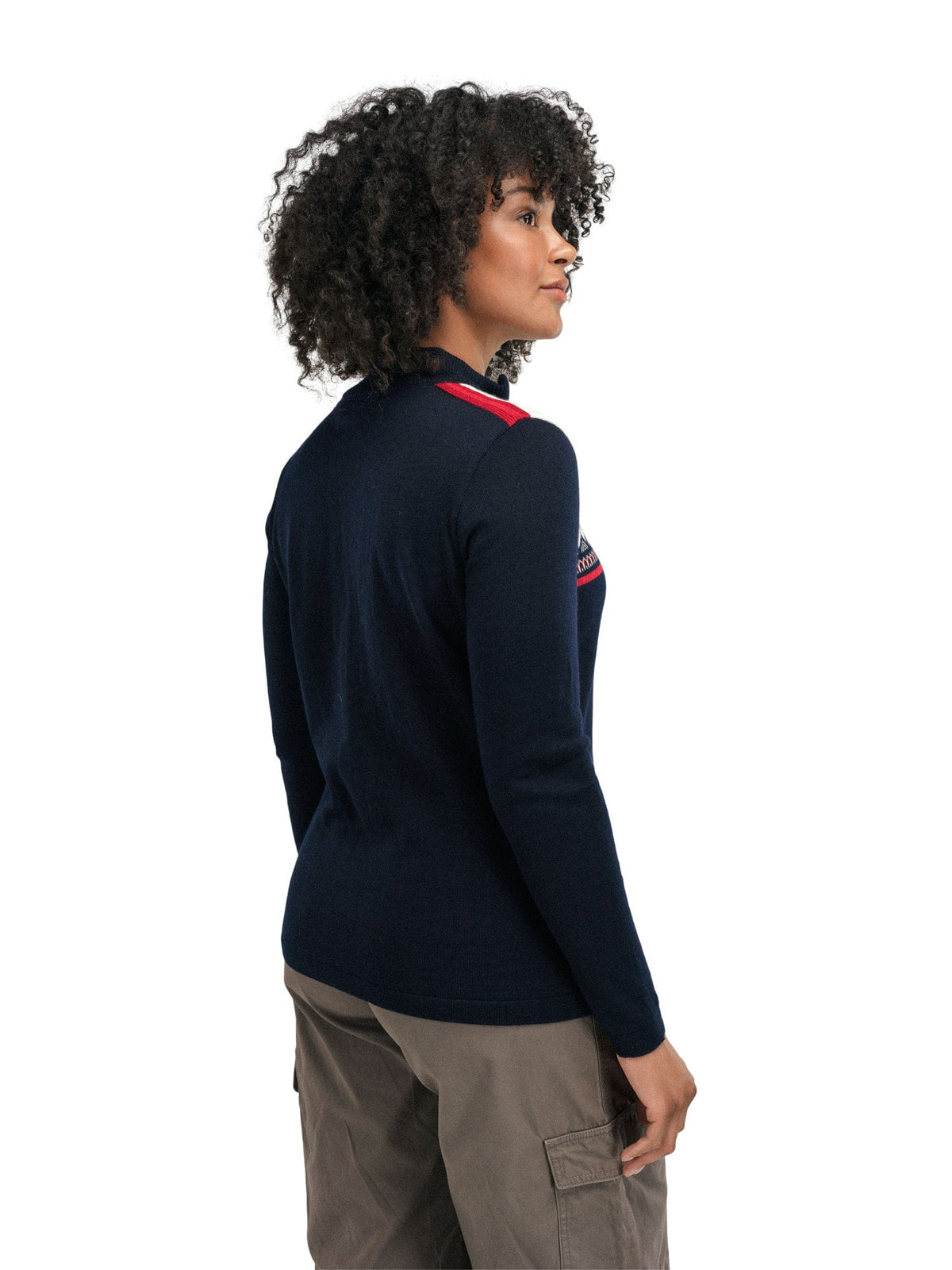 Dale of Norway Women Liberg Feminine Jacket Marine Offwhite Raspberry