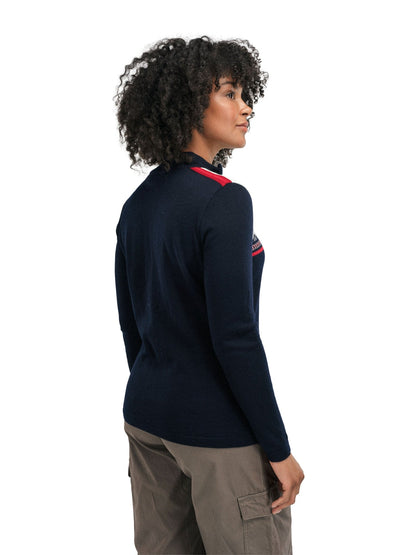 Dale of Norway Women Liberg Feminine Jacket Marine Offwhite Raspberry