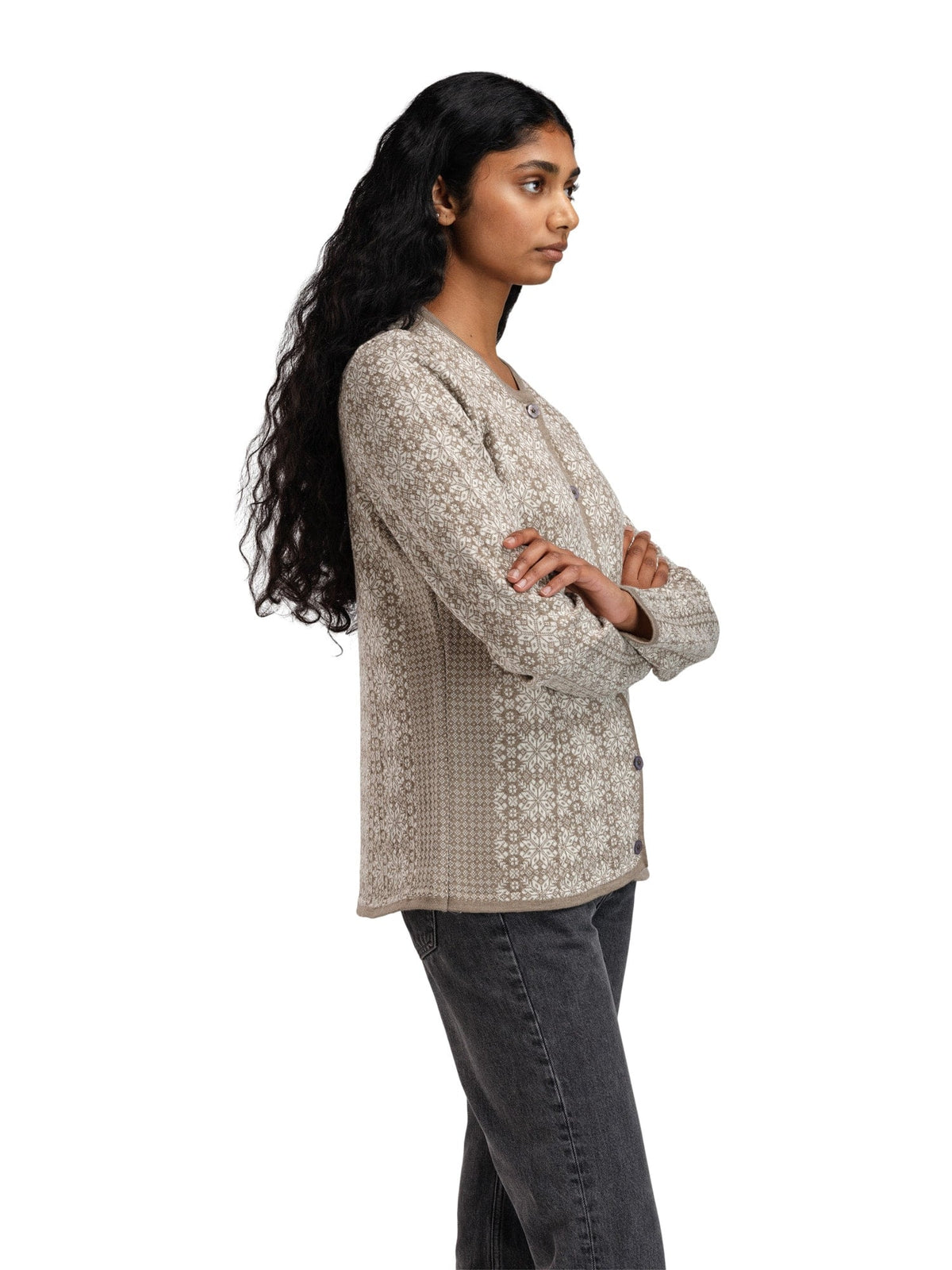 Dale of Norway Women Othelie Fem Jacket Mountainstone Offwhite Mt.s