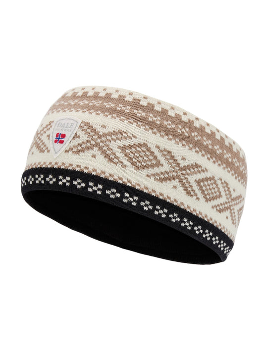 Dale of Norway Women|Men Dystingen Headband Offwhite Black Mountainstone