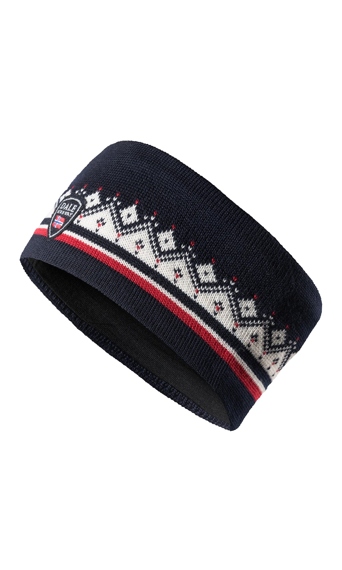 Dale of Norway Women|Men Moritz Headband - Merino Wool Navy Raspberry offwhite