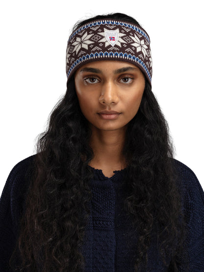 Dale of Norway Women|Men Garmisch Headband Navy Allium Raspberry