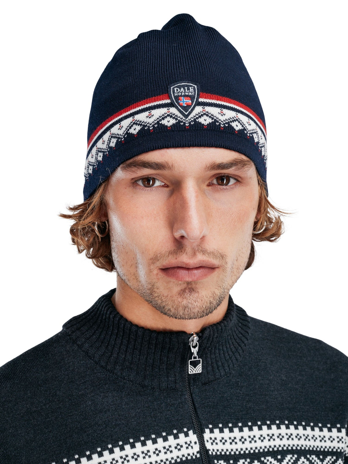 Dale of Norway Women Moritz Hat Navy Offwhite Raspberry