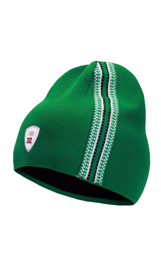 Dale of Norway Women|Men Mount Olympus unisex merino wool hat BrightGreen Offwhite Navy
