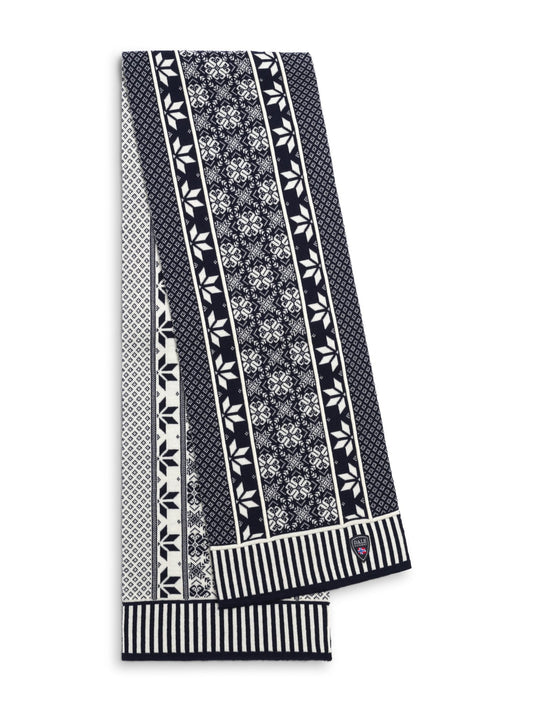 Dale of Norway Women|Men Vardåsen Scarf Navy Offwhite