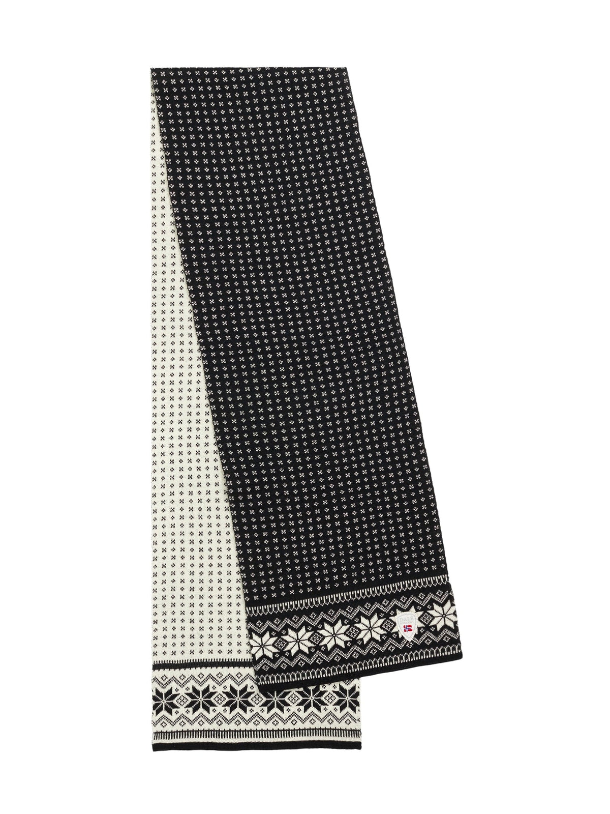 Dale of Norway Women|Men Garmisch Scarf Black White