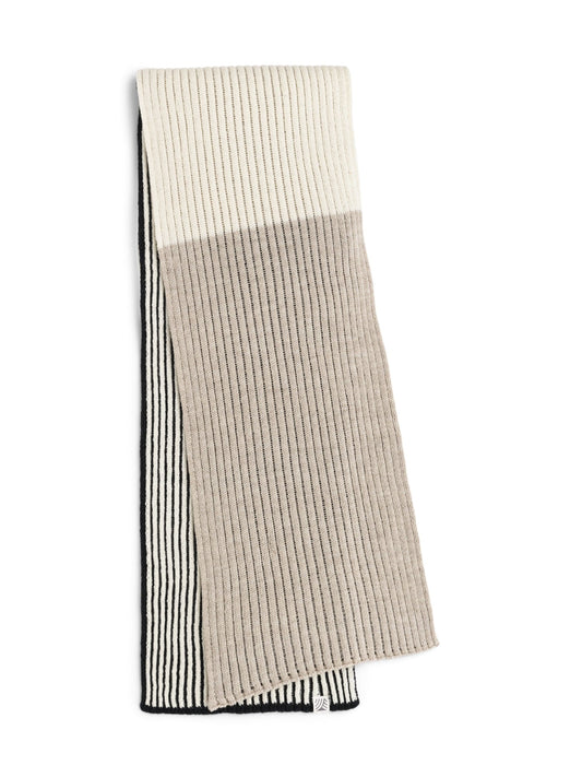 Dale of Norway Women|Men Skarstind Scarf Black Offwhite Sand Mel
