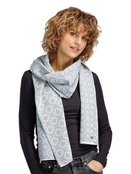 Dale of Norway Women Christiania Women's Scarf - Merino Wool grey