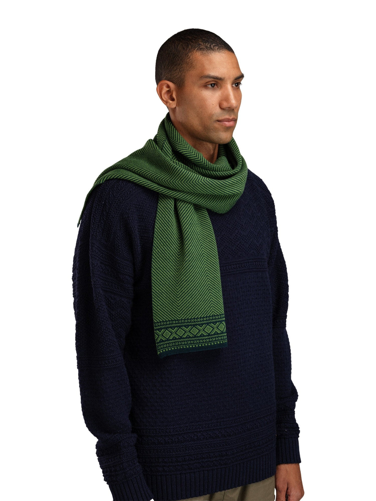 Dale of Norway Women|Men Cortina Scarf Pinegreen Springgreen