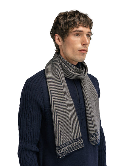 Dale of Norway Women|Men Cortina Scarf Marine Mountainstone