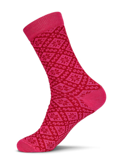 Dale of Norway Women Bjorøy sock Red Pink