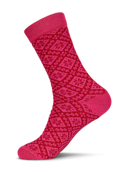 Dale of Norway Women Bjorøy sock Red Pink