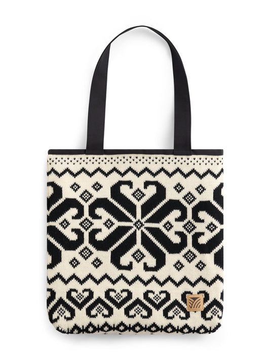 Dale of Norway Women Falkeberg Totebag Offwhite Black