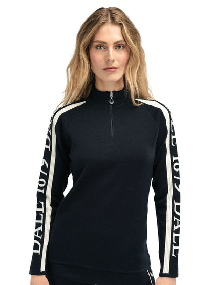 Dale of Norway Women Skarstind 1879 Feminine Sweater Black Offwhite