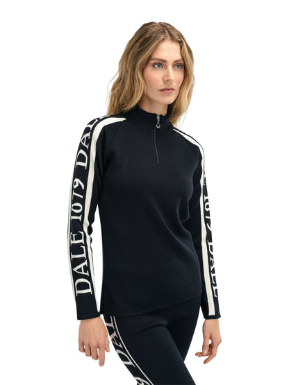 Dale of Norway Women Skarstind 1879 Feminine Sweater Black Offwhite