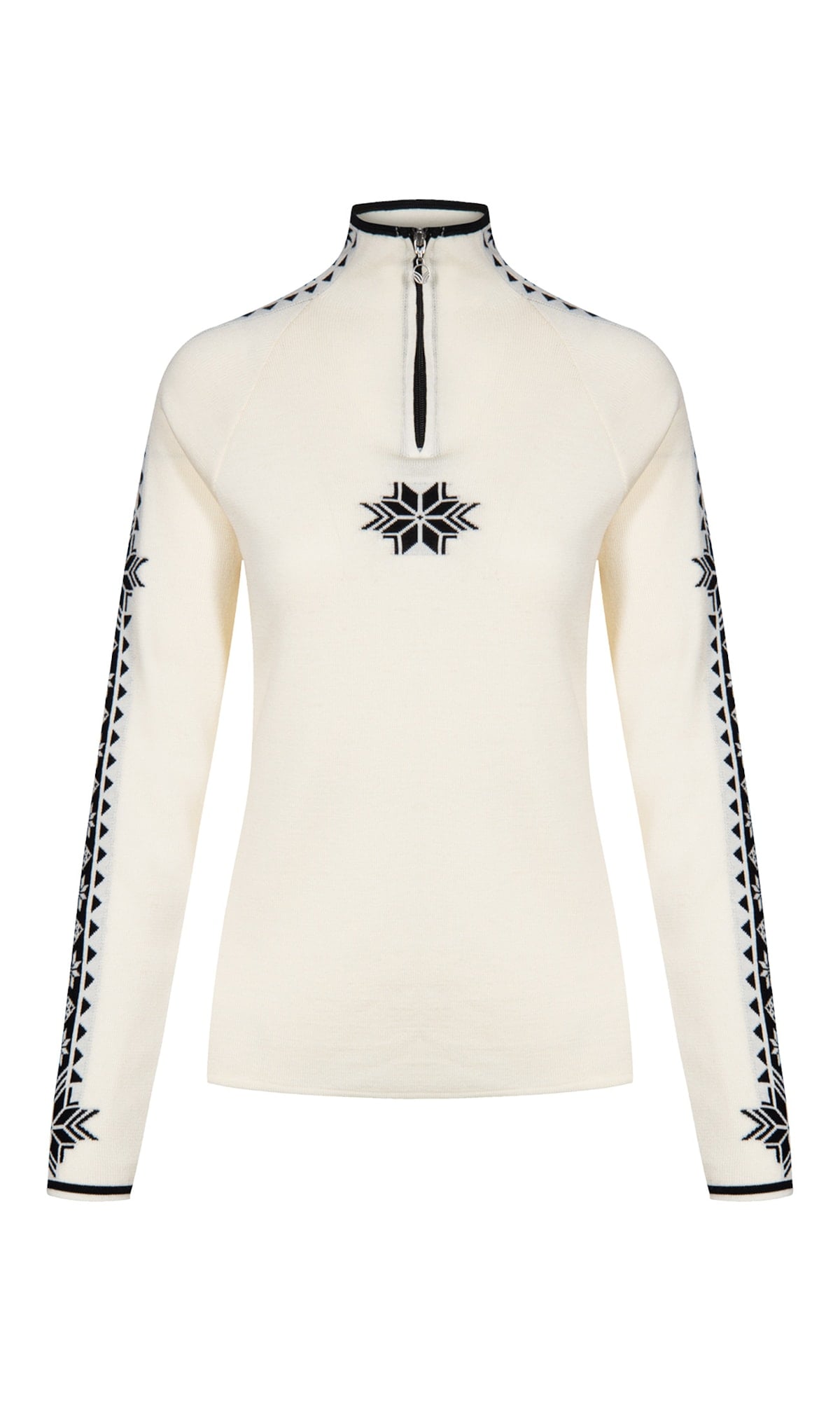 Dale of Norway Women Geilo Fem Sweater Offwhite Black