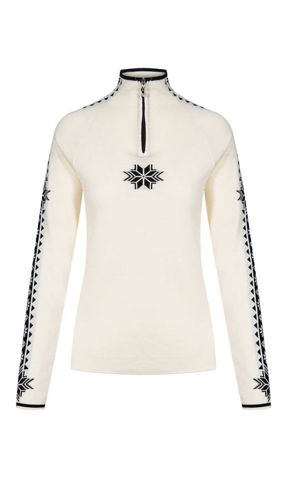 Dale of Norway Women Geilo Fem Sweater Offwhite Black