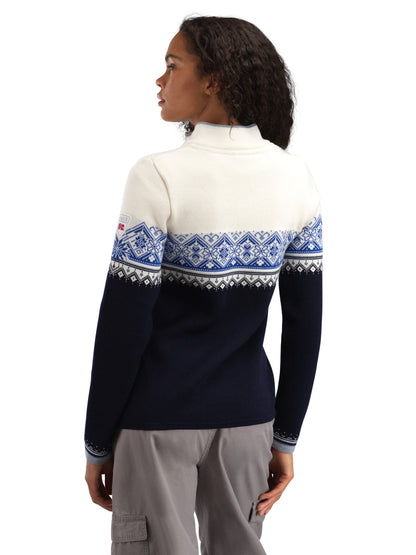 Dale of Norway Women Moritz Women’s Sweater - Merino Wool NAVY WHITE ULTRAMARINE
