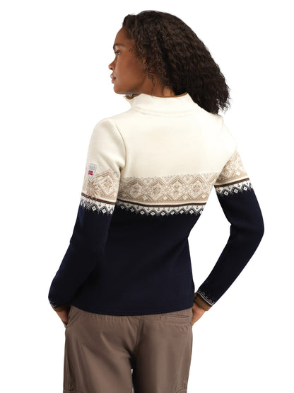 Dale of Norway Women Moritz Women’s Sweater - Merino Wool NAVY BRONZE BEIGE OFFWHITE