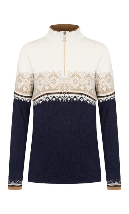 Dale of Norway Women Moritz Women’s Sweater - Merino Wool NAVY BRONZE BEIGE OFFWHITE