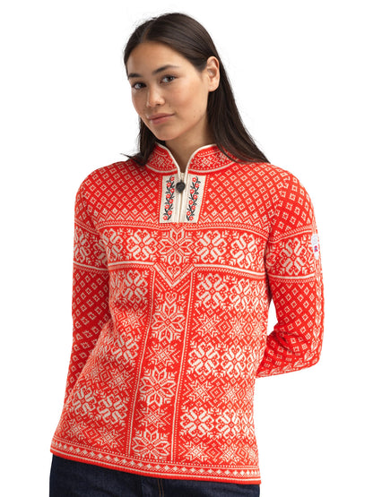 Dale of Norway Women Peace Women's Sweater Roth Red Sand Mel.