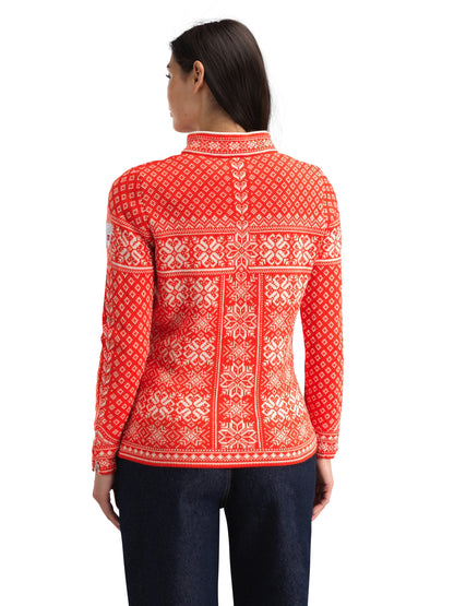 Dale of Norway Women Peace Women's Sweater Roth Red Sand Mel.