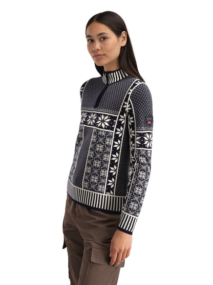 Dale of Norway Women Vardåsen Women's Sweater Marine Offwhite