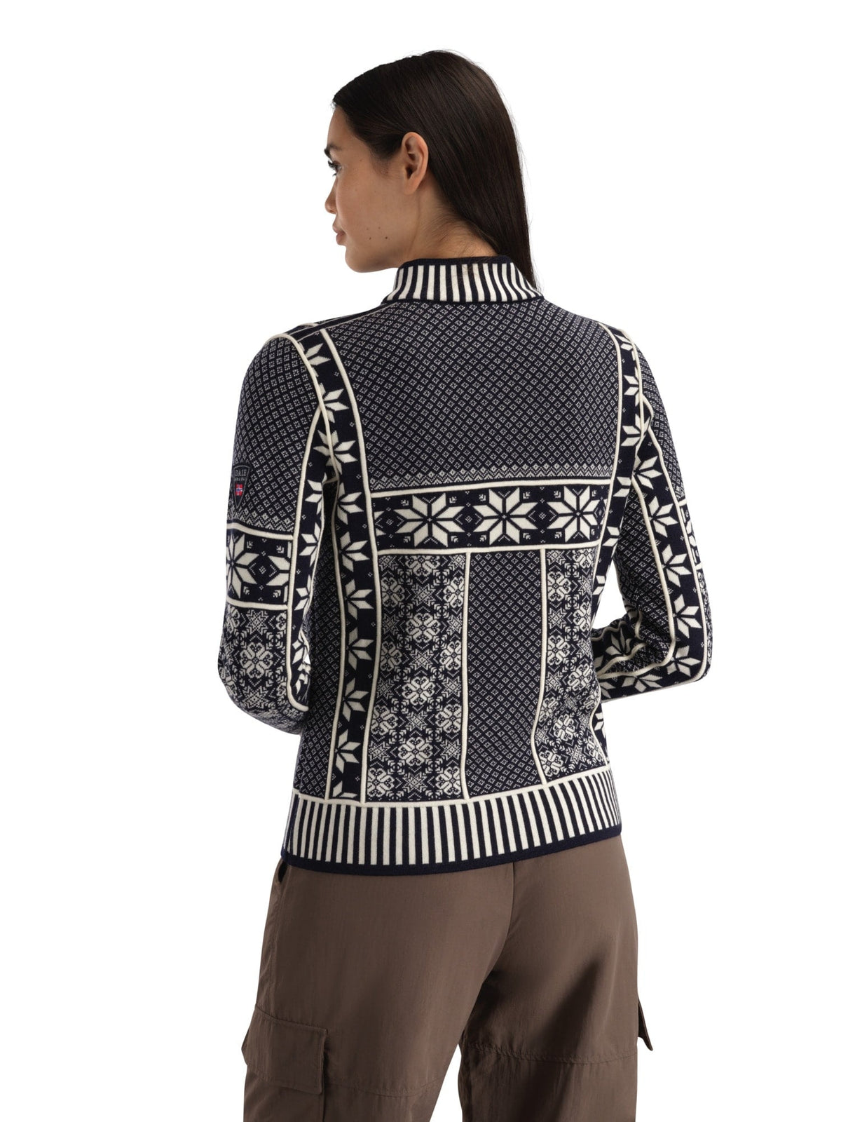 Dale of Norway Women Vardåsen Women's Sweater Marine Offwhite